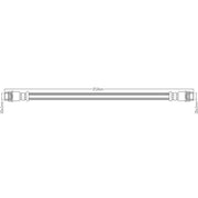 Abtex Brake Hydraulic Hose Line Rear ABH1091