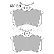 Key Parts 4 x Rear Brake Pad Set KBP1824