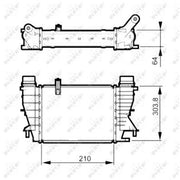NRF Intercooler (Charge Air Cooler) 30507