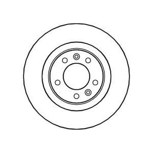 Abtex 2 x Solid Rear Brake Discs BD1347S