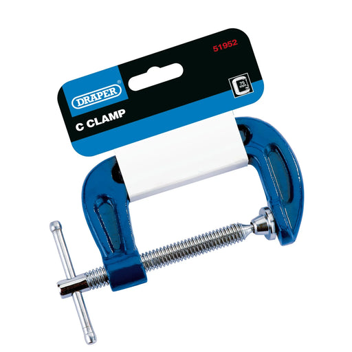 Draper C Clamp 75x50mm Malleable Cast Iron