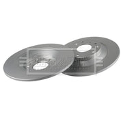Borg & Beck 2 x Solid Rear Brake Discs BBD5669