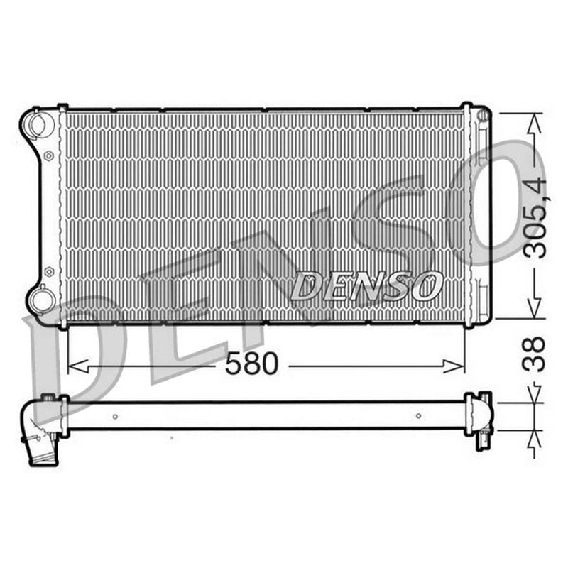 Denso Engine Radiator DRM09103