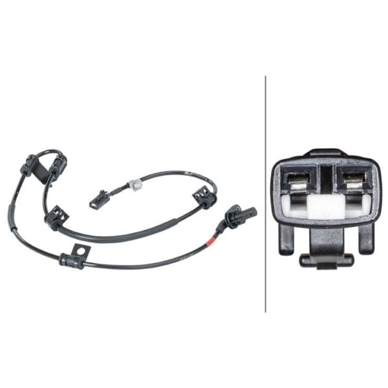 Hella ABS Wheel Speed Sensor Front 6PU 012 679-701