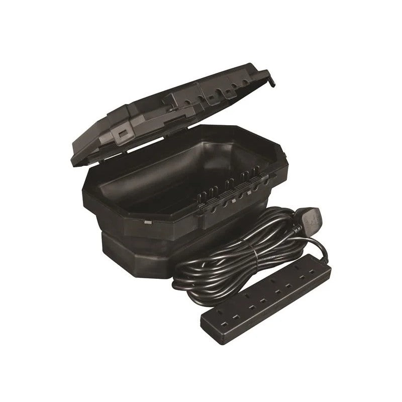 Masterplug Collapsible Electrical Connection Box + Extension Lead 240V 4-Gang