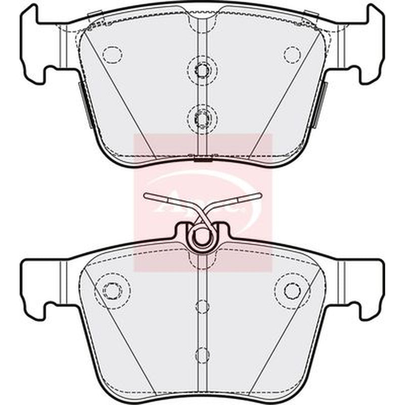 Apec Rear Brake Pad Set PAD1934