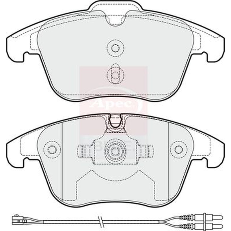 Apec Front Brake Pad Set PD3249
