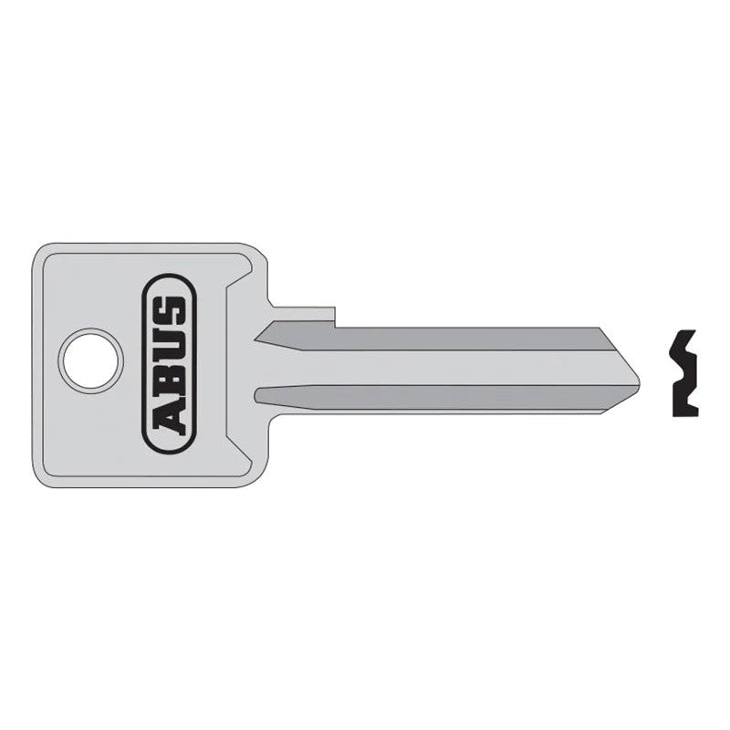 ABUS Mechanical 85/50 50mm +60 Right Hand Key Blank - 10002703-01