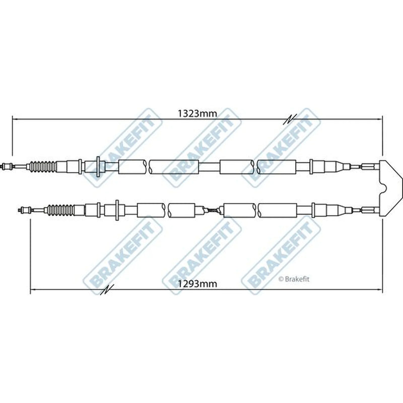 Apec Handbrake Cable Centre BBC3455