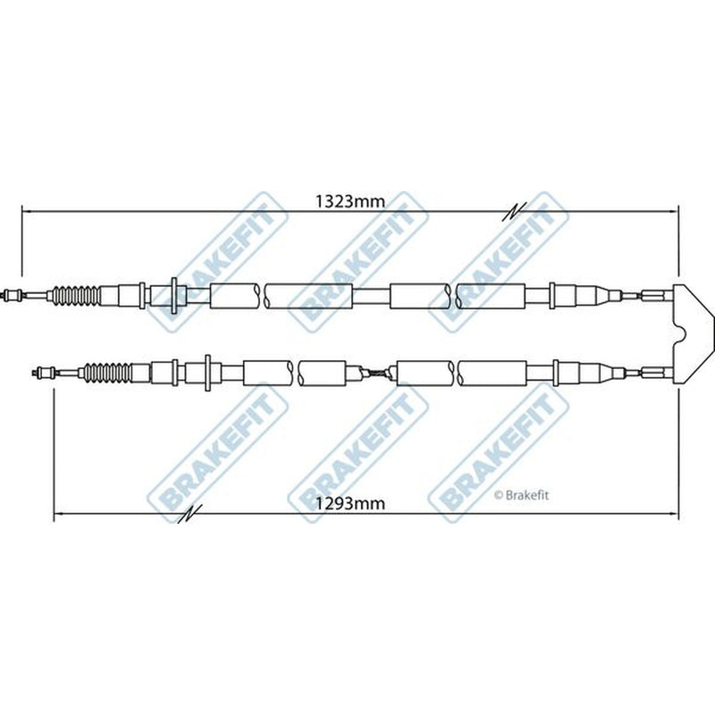 Apec Handbrake Cable Centre BBC3455