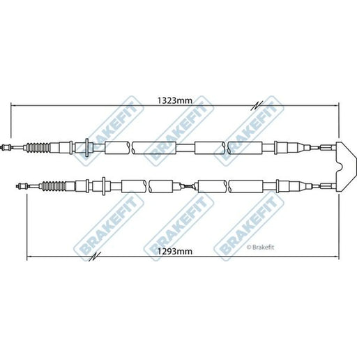 Apec Handbrake Cable Centre BBC3455