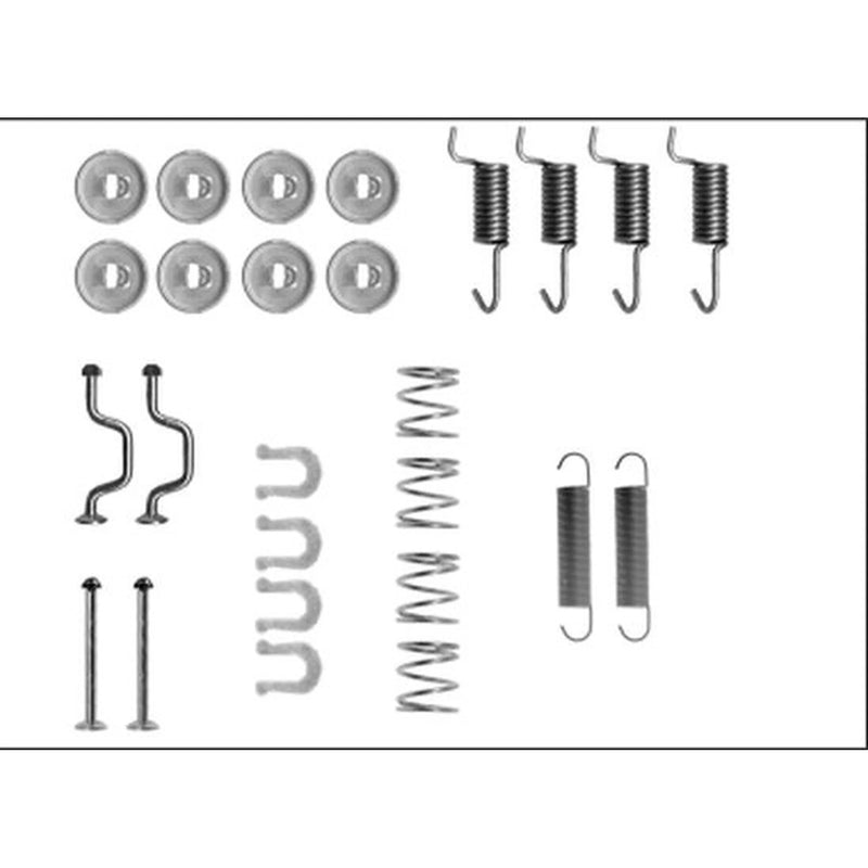 Textar Parking Brake Shoe Accessory Kit Rear 97043500