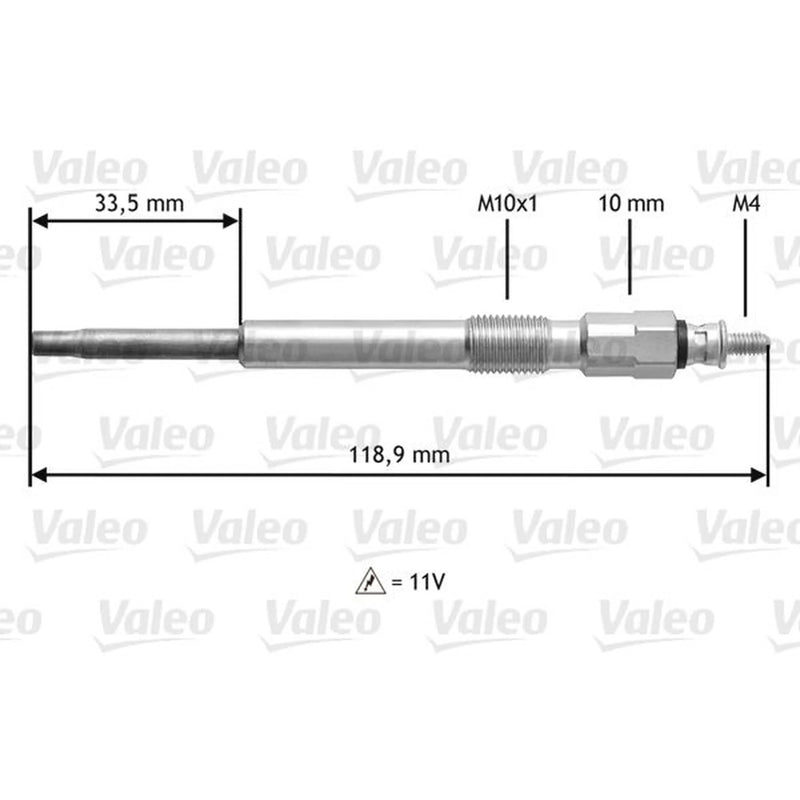 Valeo Diesel Engine Glow Plug 345152