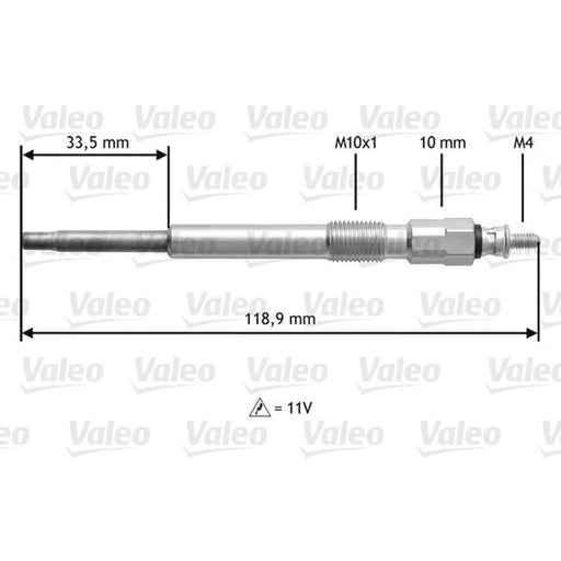 Valeo Diesel Engine Glow Plug 345152