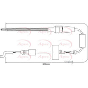 Apec Handbrake Cable Left Rear CAB1519