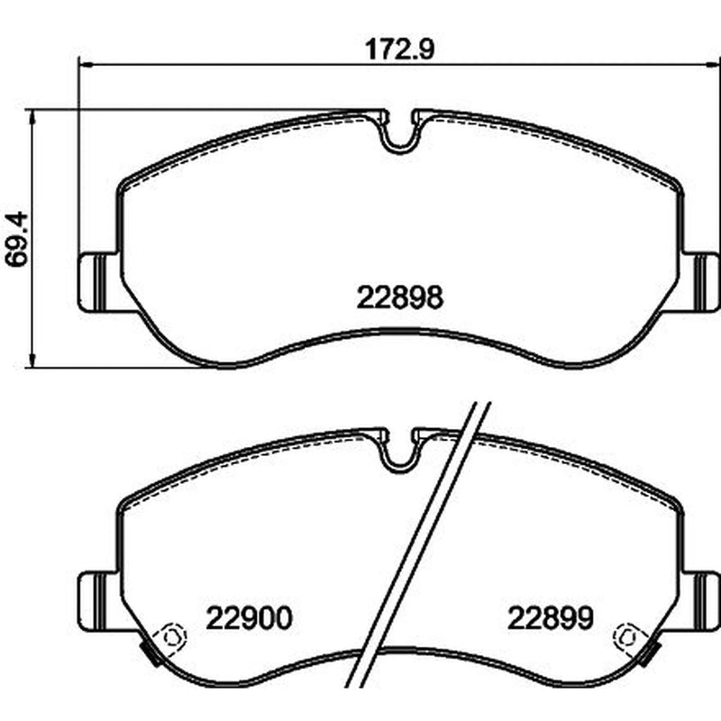 Mintex Front Brake Pad Set MDB4415