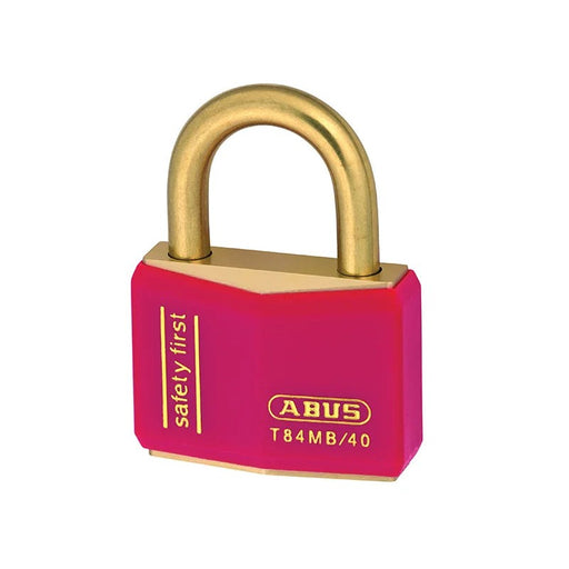 ABUS Mechanical T84MB/40mm Red Rustproof Padlock - 10022715-01