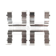 Borg & Beck Brake Pad Accessory Fitting Kit Front BBK1351