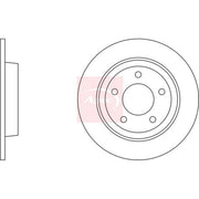 Apec 2 x Solid Rear Brake Discs DSK2226