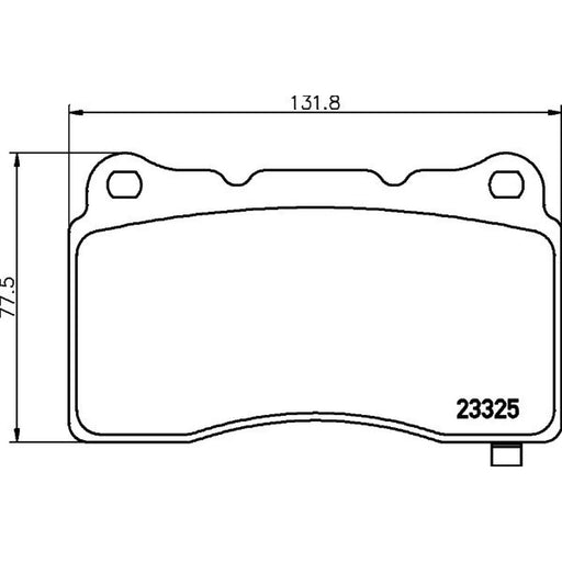 Mintex Front Brake Pad Set MDB3117
