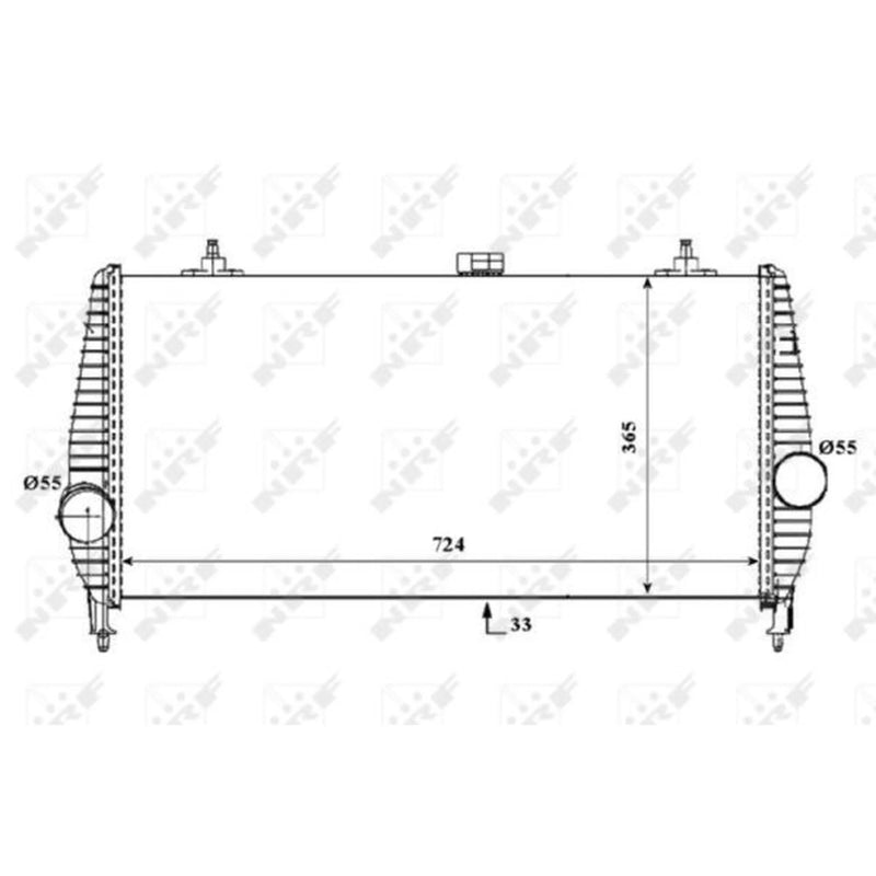NRF Intercooler (Charge Air Cooler) 30194