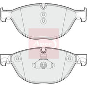 Apec Front Brake Pad Set PAD1739