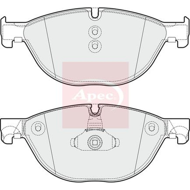 Apec Front Brake Pad Set PAD1739