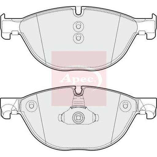 Apec Front Brake Pad Set PAD1739