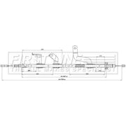 First Line Handbrake Cable Right Rear FKB3903