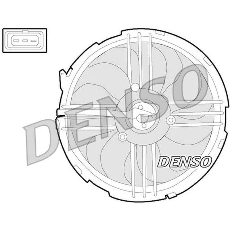 Denso Engine Cooling Fan DER32009