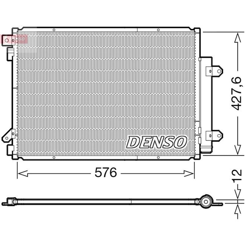 Denso Air Conditioning Condenser DCN47008