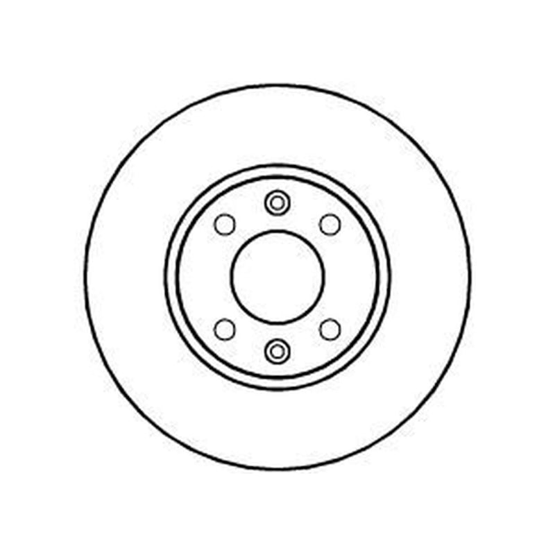 Abtex 2 x Vented Front Brake Discs BD1080V