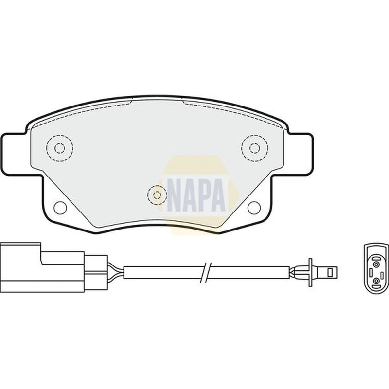NAPA Rear Brake Pad Set NBP1230