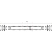 Apec Brake Hydraulic Hose Line Rear HOS3308