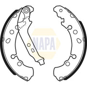 NAPA Brake Shoe Set Axle Kit NBS1069