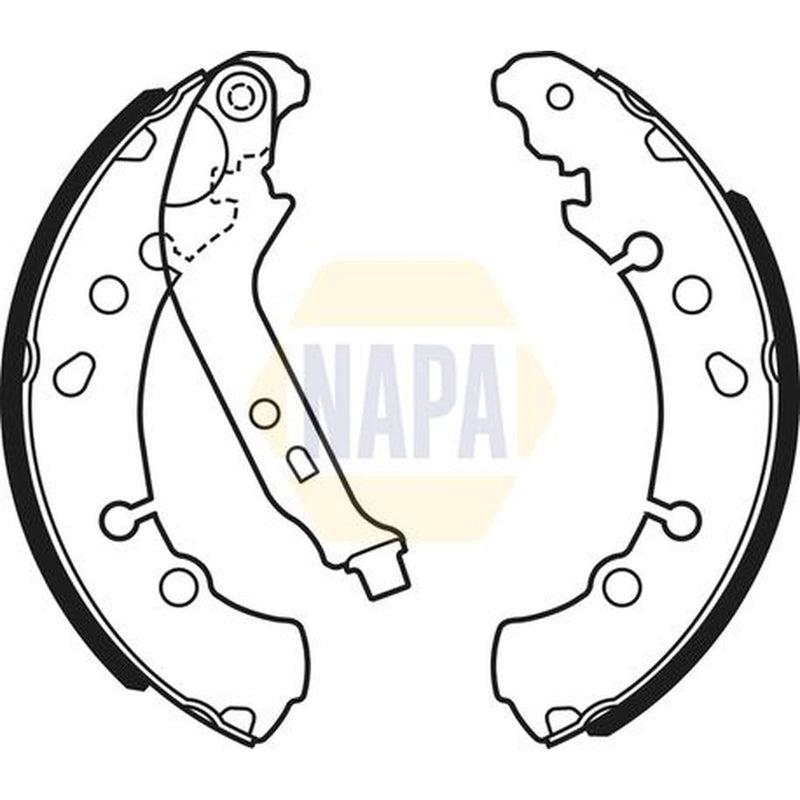 NAPA Brake Shoe Set Axle Kit NBS1069