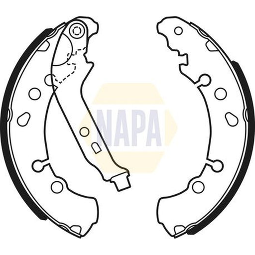 NAPA Brake Shoe Set Axle Kit NBS1069