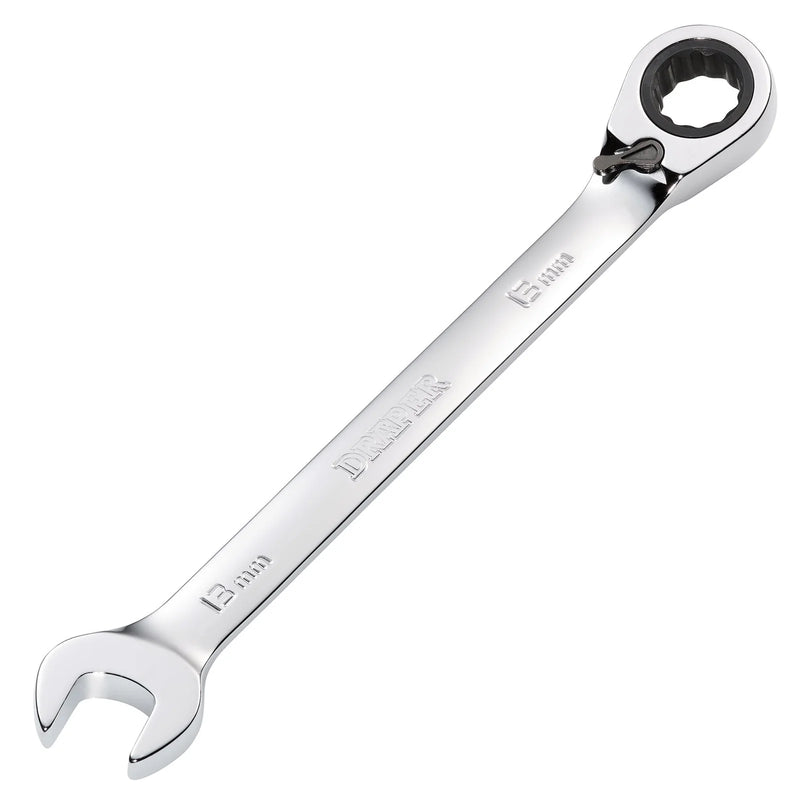 Draper HI-TORQ® Metric Reversible Ratcheting Combination Spanner