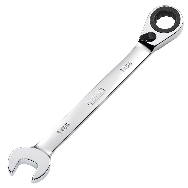 Draper HI-TORQ® Metric Reversible Ratcheting Combination Spanner