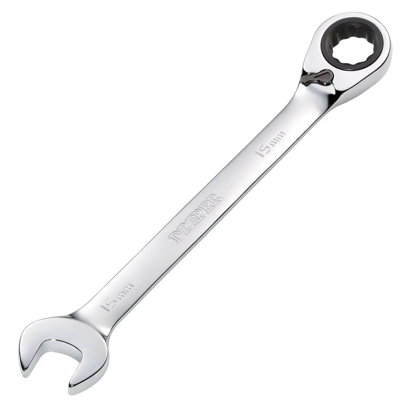 Draper HI-TORQ® Metric Reversible Ratcheting Combination Spanner