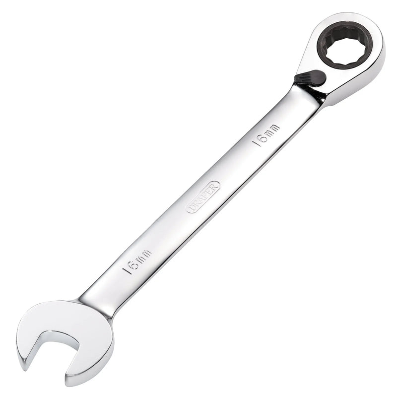 Draper HI-TORQ® Metric Reversible Ratcheting Combination Spanner
