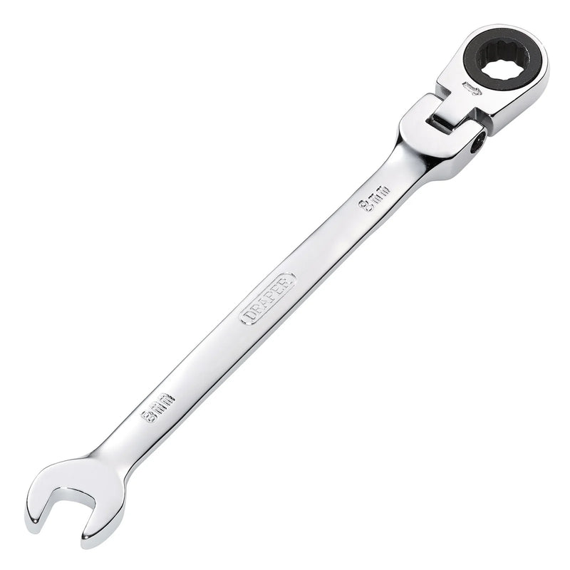 Draper HI-TORQ® Metric Flexible Head Ratcheting Spanner - Multiple Lengths