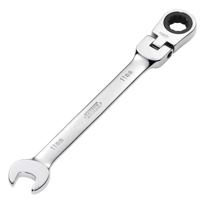 Draper HI-TORQ® Metric Flexible Head Ratcheting Spanner - Multiple Lengths