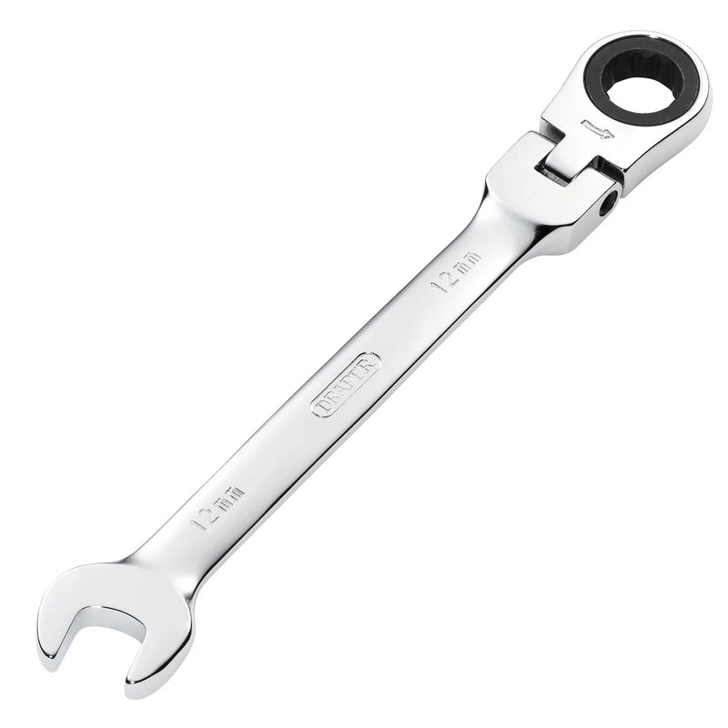 Draper HI-TORQ® Metric Flexible Head Ratcheting Spanner - Multiple Lengths