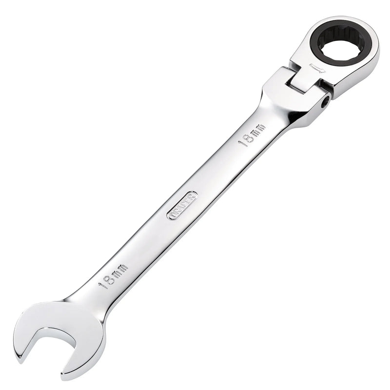 Draper HI-TORQ® Metric Flexible Head Ratcheting Spanner - Multiple Lengths