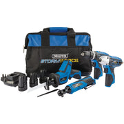 Draper Storm Force 10.8V Power Interchange Kit 9 Piece