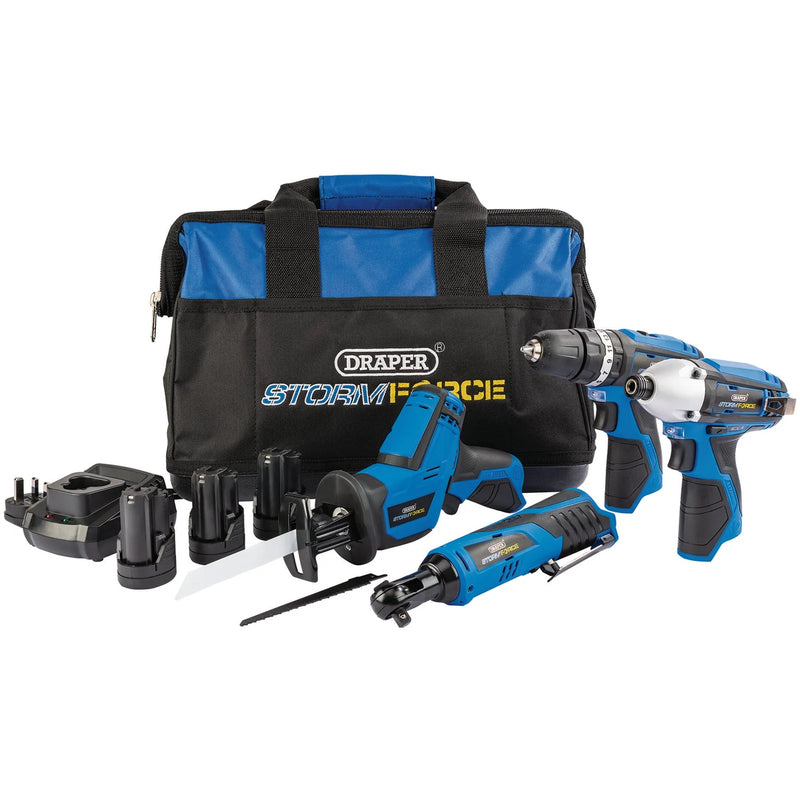 Draper Storm Force 10.8V Power Interchange Kit 9 Piece
