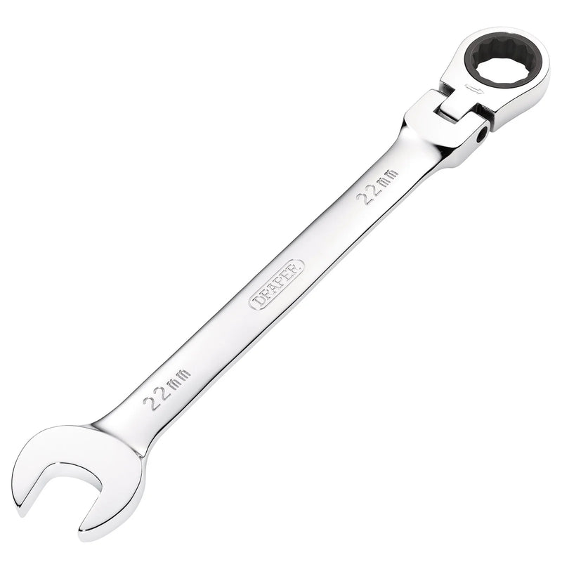 Draper HI-TORQ® Metric Flexible Head Ratcheting Spanner - Multiple Lengths