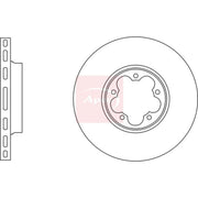 Apec 2 x Vented Front Brake Discs DSK3140