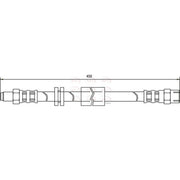Apec Brake Hydraulic Hose Line Front HOS3194